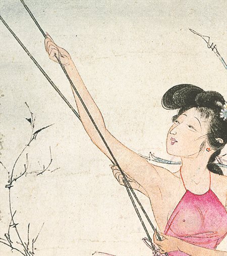 乾县-胡也佛的仕女画和最知名的金瓶梅秘戏图